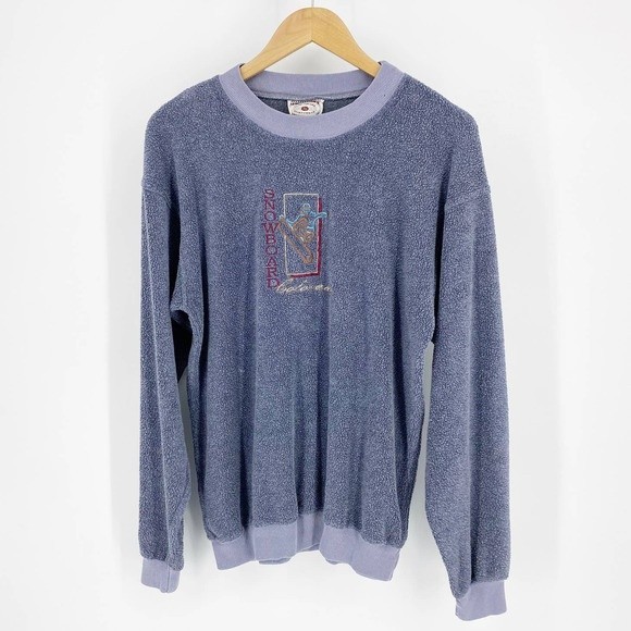 Vintage Tops - VINTAGE Snowboard Colorado Pullover Medium